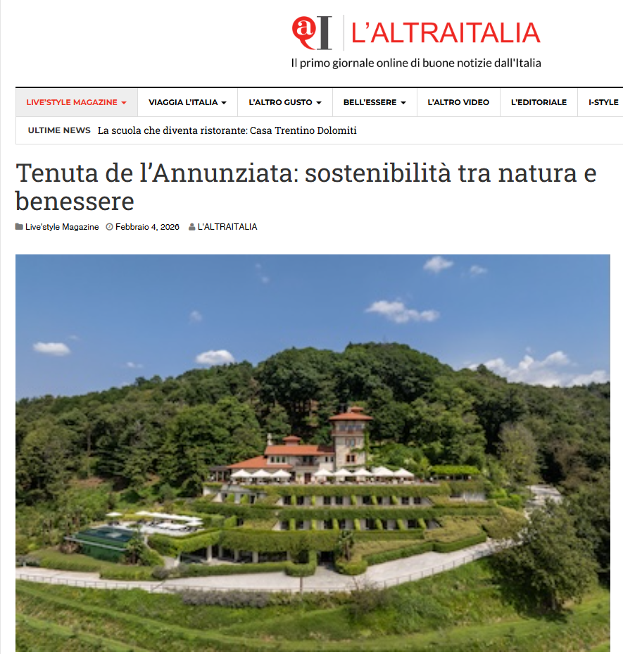 L'ALTRAITALIA I Sostenibilità tra natura e benessere
